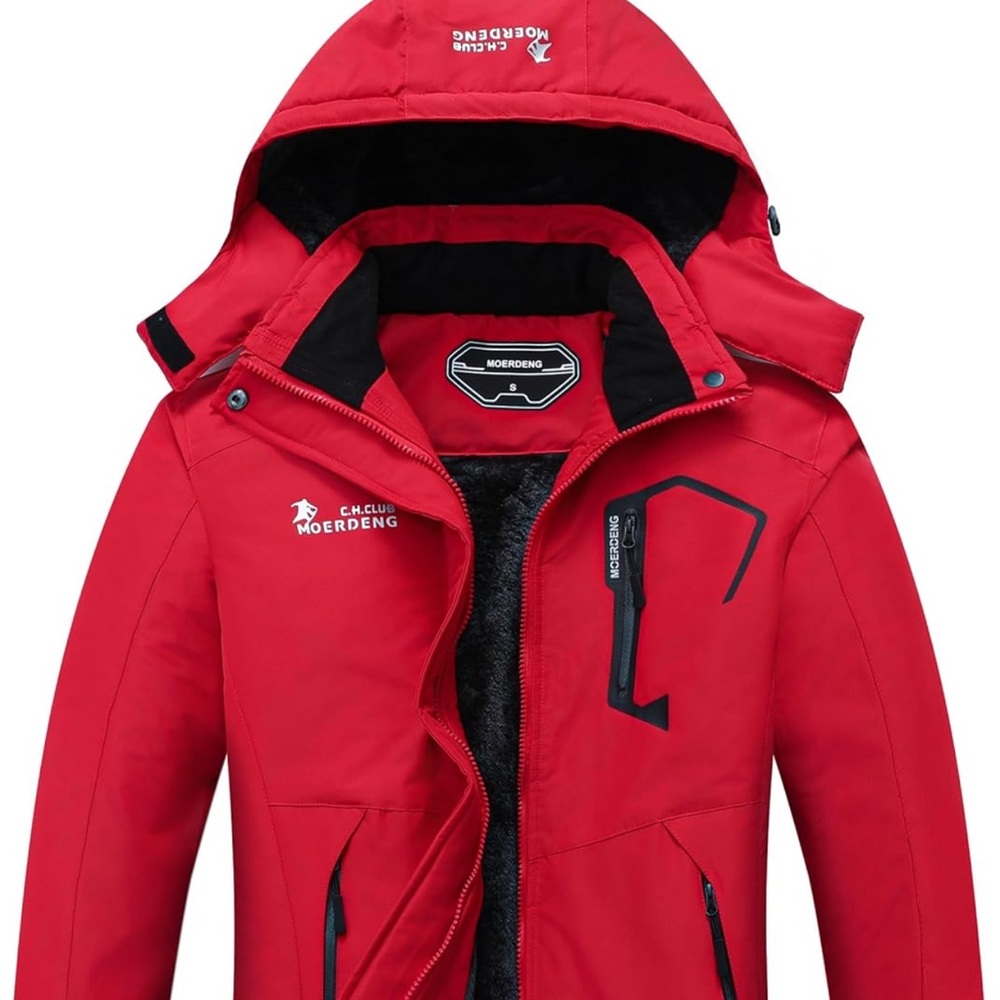 MOERDENG Women's Red Ski & Snow Jacket